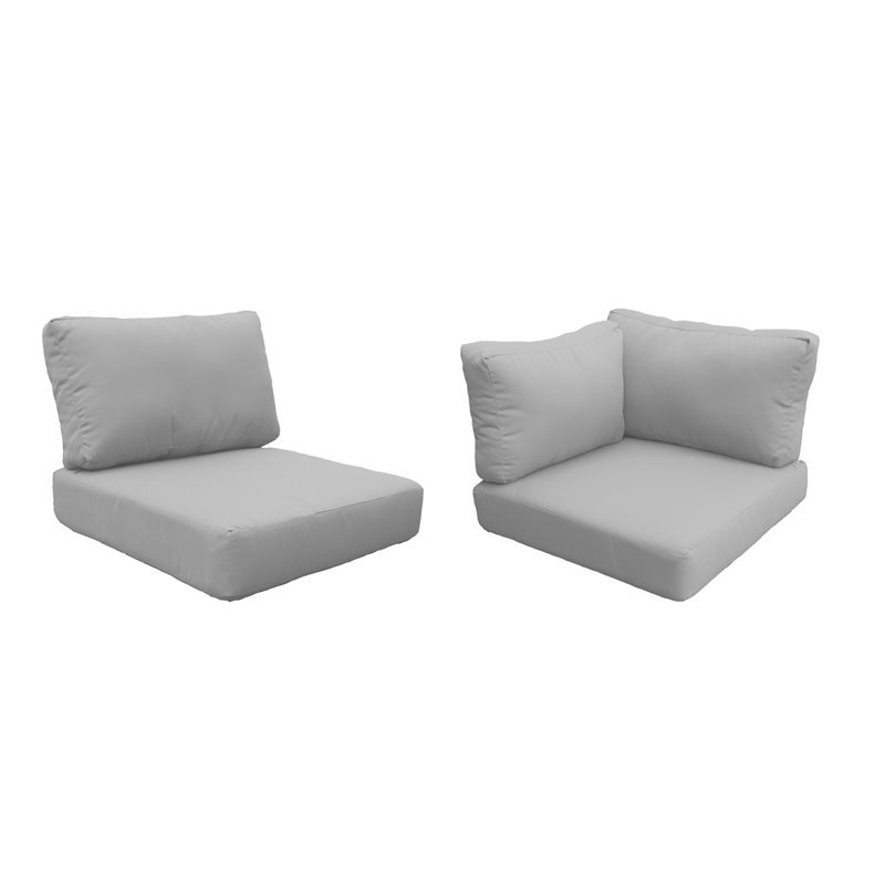 Afuera Living Contemporary Water Resistant Cover Set in Grey