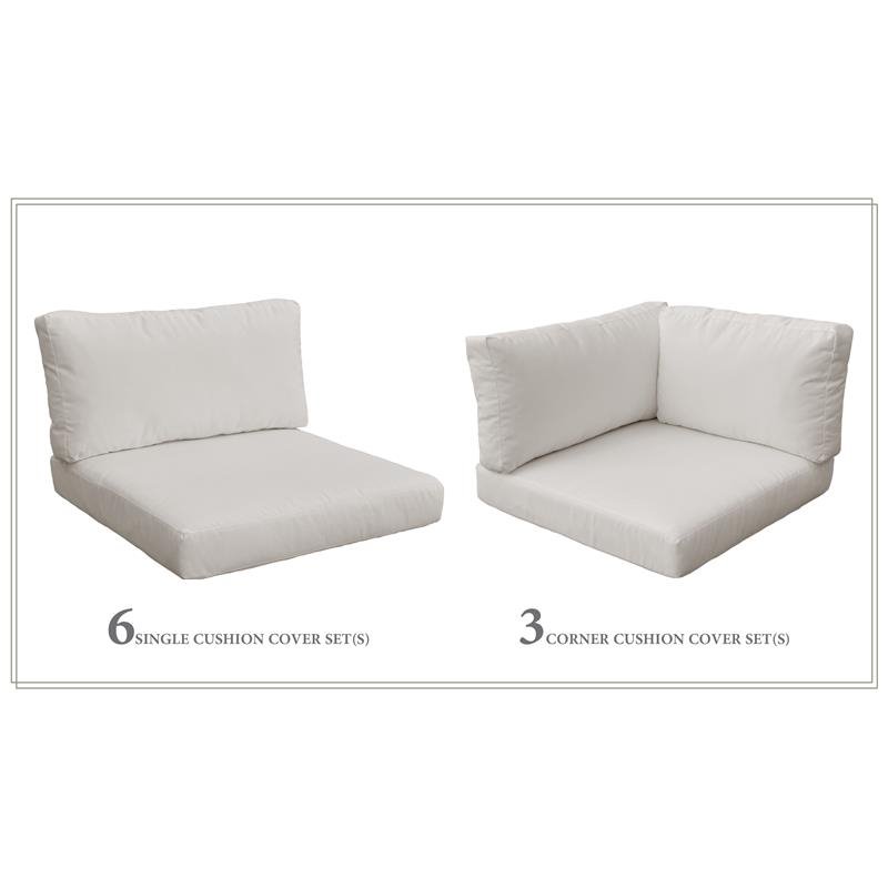 Afuera Living Weather & Water Resistant Cushion Set in Beige
