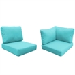Afuera Living Contemporary Water Resistant Cover Set in Aruba