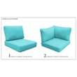Afuera Living Contemporary Water Resistant Cover Set in Aruba