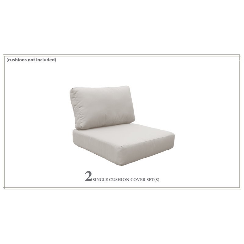 Afuera Living Contemporary Water Resistant Cover Set in Beige