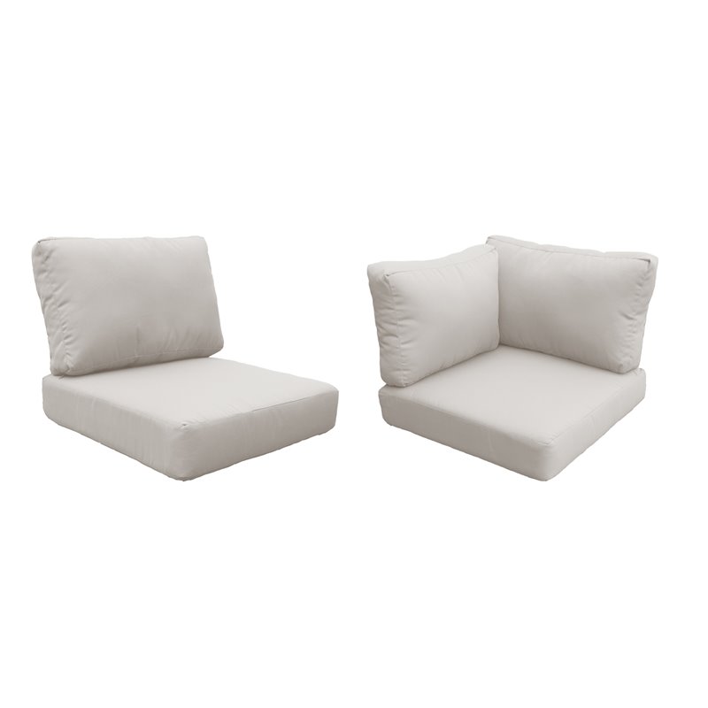 Afuera Living Contemporary Water Resistant Cover Set in Beige