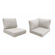 Afuera Living Contemporary Water Resistant Cover Set in Beige