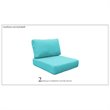Afuera Living Contemporary Water Resistant Cover Set in Aruba