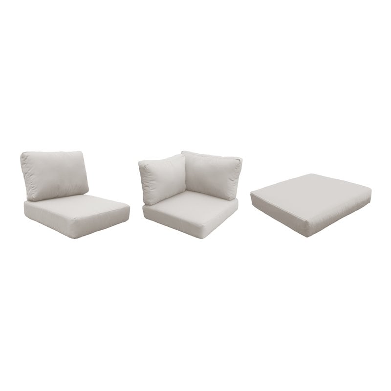 Afuera Living Contemporary Water Resistant Cover Set in Beige