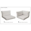 Afuera Living Contemporary Water Resistant Cover Set in Beige