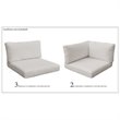 Afuera Living Contemporary Water Resistant Cover Set in Beige