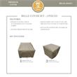 Afuera Living Contemporary Heavy Duty Fabric Protective Cover Set
