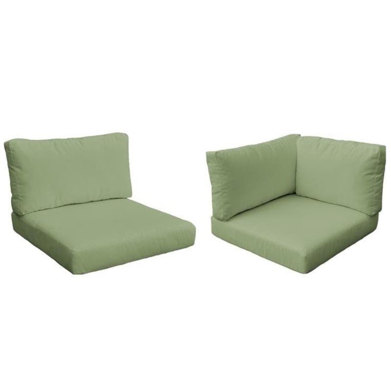 Afuera Living Weather & Water Resistant Cushion Set in Cilantro