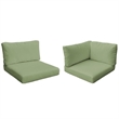 Afuera Living Weather & Water Resistant Cushion Set in Cilantro