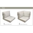 Afuera Living Weather & Water Resistant High Back Cushion Set
