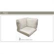 Afuera Living Weather & Water Resistant High Back Cushion Set