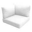 Afuera Living Contemporary Water Resistant Cover Set in Sail White