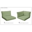 Afuera Living Contemporary Water Resistant Cover Set in Cilantro