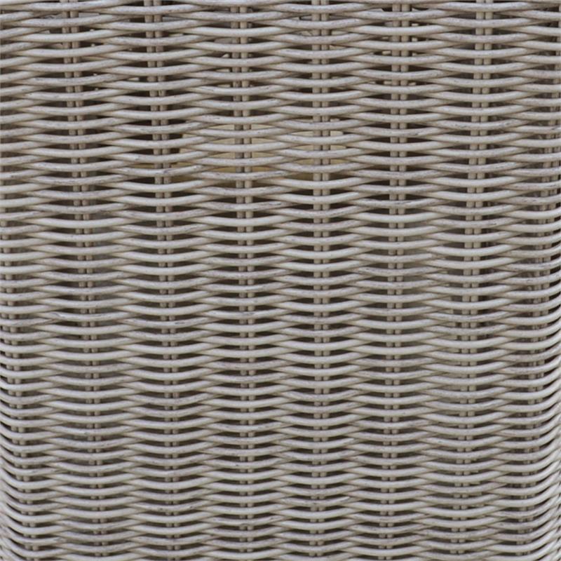 Afuera Living Contemporary Polyethylene Wicker 8 Barstools with Back