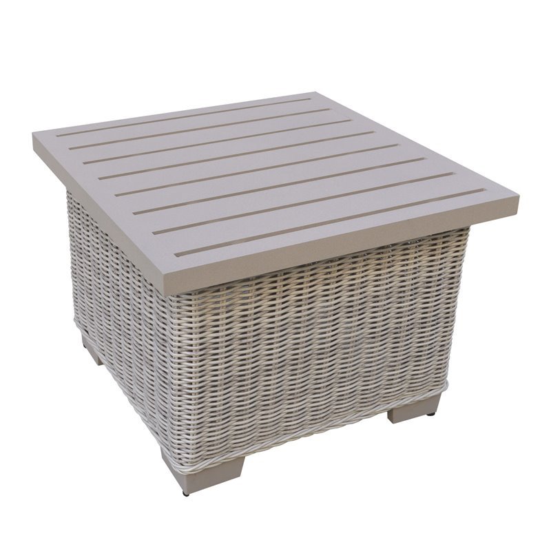 Afuera Living modern / Contemporary Outdoor Wicker Patio End Table