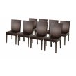 Afuera Living modern / Contemporary Armless Dining Chair (Set of 8)
