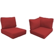 Afuera Living Contemporary Water Resistant Cover Set in Terracotta