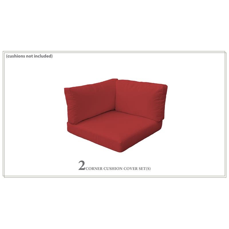 Afuera Living Contemporary Water Resistant Cover Set in Terracotta
