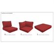 Afuera Living Contemporary Water Resistant Cover Set in Terracotta