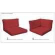 Afuera Living Contemporary Water Resistant Cover Set in Terracotta