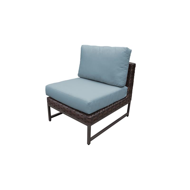 Afuera Living modern / Contemporary Armless Sofa in Brown and Spa