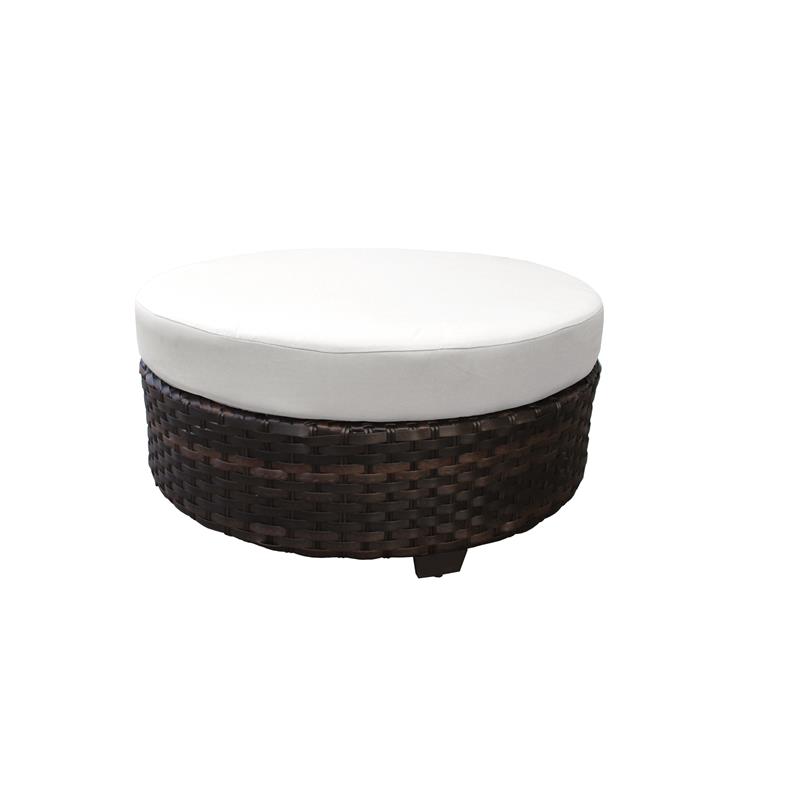 Afuera Living modern / Contemporary Round Coffee Table in White