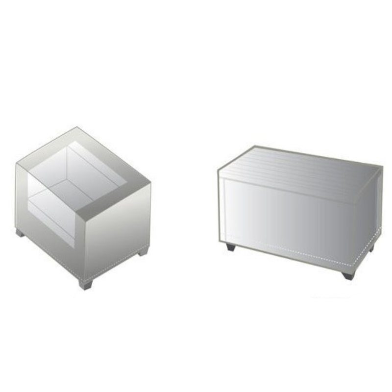 Afuera Living Contemporary 3 Piece All Weather Cover Set in Beige
