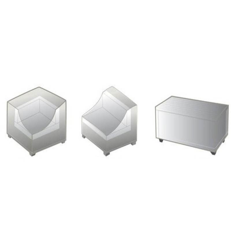 Afuera Living Contemporary 7 Piece All Weather Cover Set in Beige