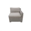 Afuera Living Contemporary Outdoor Wicker Patio Left Arm Sofa
