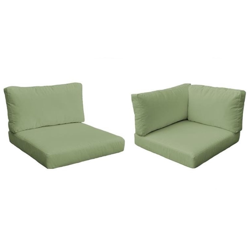 Afuera Living Contemporary Cover Set in Cilantro Green Resin