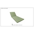 Afuera Living Contemporary Covers for Chaise Cushions in Cilantro