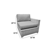 Afuera Living 6 Piece Outdoor Seating Group with Cushions in Beige
