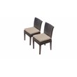 Afuera Living Patio Dining Table with 8 Armless Chairs in Gray