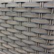 Afuera Living 7 Piece Outdoor Wicker Patio Furniture Set in Black