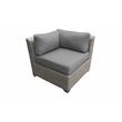 Afuera Living 7 Piece Outdoor Wicker Patio Furniture Set in Black