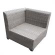 Afuera Living 7 Piece Outdoor Wicker Patio Furniture Set in Black