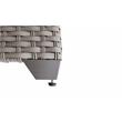 Afuera Living 7 Piece Outdoor Wicker Patio Furniture Set in Black