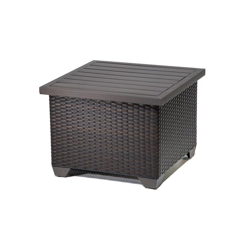 Afuera Living 6 Piece Outdoor Wicker Patio Furniture Set in Black
