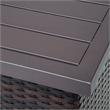 Afuera Living 8 Piece Outdoor Wicker Patio Furniture Set in Black