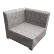Afuera Living 7 Piece Outdoor Sectional Seating with Cushions in Blue