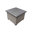 Afuera Living 7 Piece Outdoor Sectional Seating with Cushions in Blue