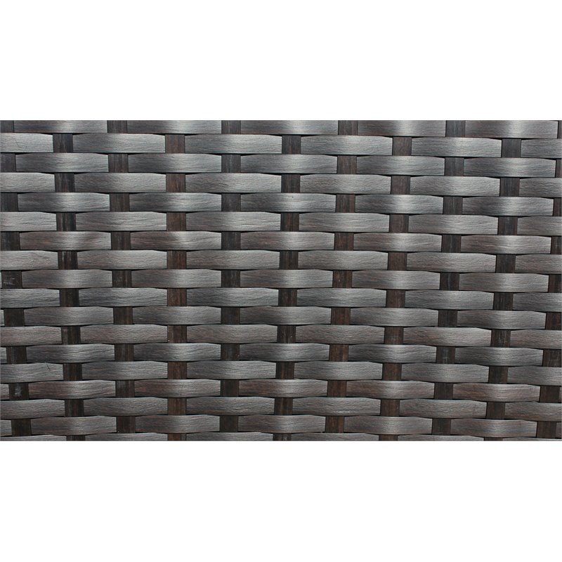 Afuera Living Circular Sun Bed - Outdoor Wicker Patio Furniture in Beige