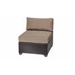 Afuera Living Traditional 17 Pc Wicker Outdoor Sectional Set in Black
