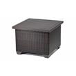 Afuera Living Traditional 17 Pc Wicker Outdoor Sectional Set in Black
