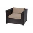Afuera Living Traditional 17 Pc Wicker Outdoor Sectional Set in Black
