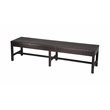 Afuera Living Patio Dining Table with 2 Dining Chairs and 2 Benches in Wheat