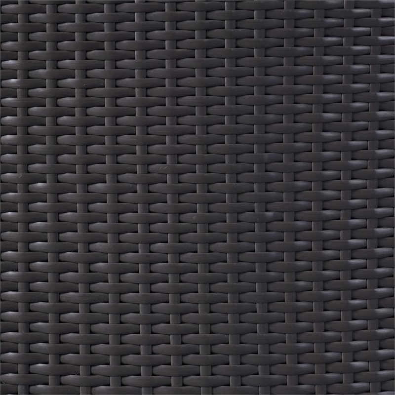 Afuera Living 9-Piece Aluminum and Rattan Patio Dining Set in Espresso/Peridot