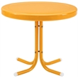 Afuera Living 3 Piece Metal Patio Conversation Set in Tangerine