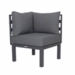 Afuera Living 7-Piece Patio Set with Coffee Table and Cushions in Black